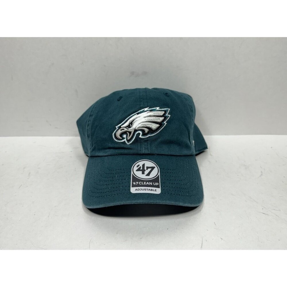 '47 Philadelphia Eagles Clean Up Hunter Green‎ Adjustable Strap Hat Dad Cap